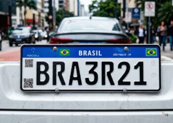 Nova regra prevê penalidades para motoristas que não fizerem a troca das placas Mercosul no prazo