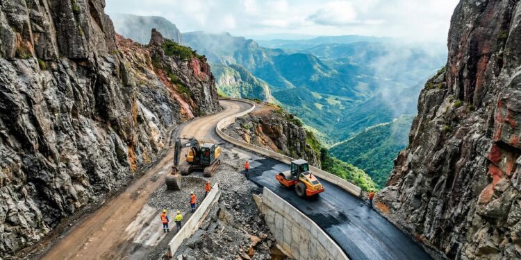 Serra do Corvo Branco recebe obra de mais de R$ 50 milhões e acelera mudança na SC-370