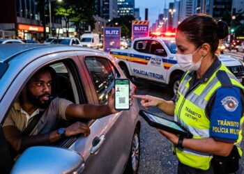 Motoristas sem documentos obrigatórios em 2026 podem receber multa de R$ 293 e ter o veículo retido