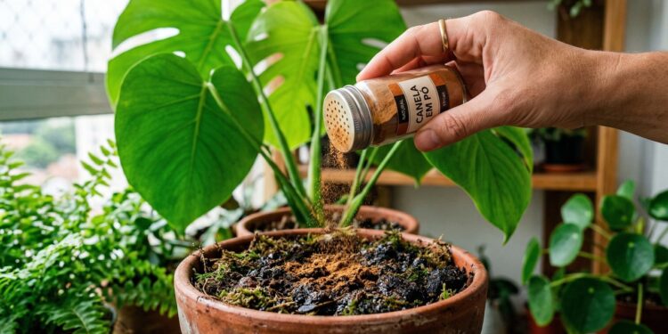 Com apenas um pouquinho de canela em pó você pode salvar sua planta que esta murchando