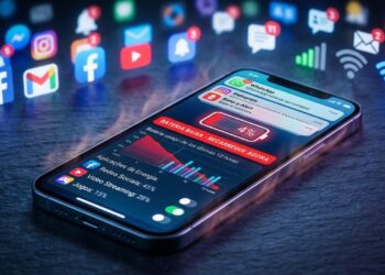 O problema que faz o celular descarregar rápido nem sempre está no uso pesado do dia a dia