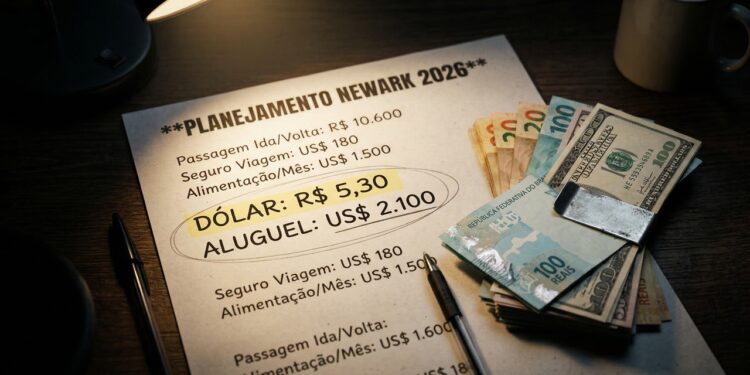 Quanto custa se mudar para Newark, EUA em 2026: renda mínima e custo de vida surpreendem brasileiros que querem viver perto de Nova Iorque