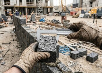 Diga adeus ao tijolo na obra: esses novos blocos feito com escória de aço dispensa cimento e chama atenção na construção