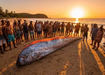 Peixes do apocalipse que atingem até 7 metros aparecem em praia mexicana e ninguém sabe por que receberam esse nome