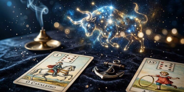 Baralho Cigano prevê 3 mudanças essenciais para o signo de Touro em março de 2026 com foco na paz