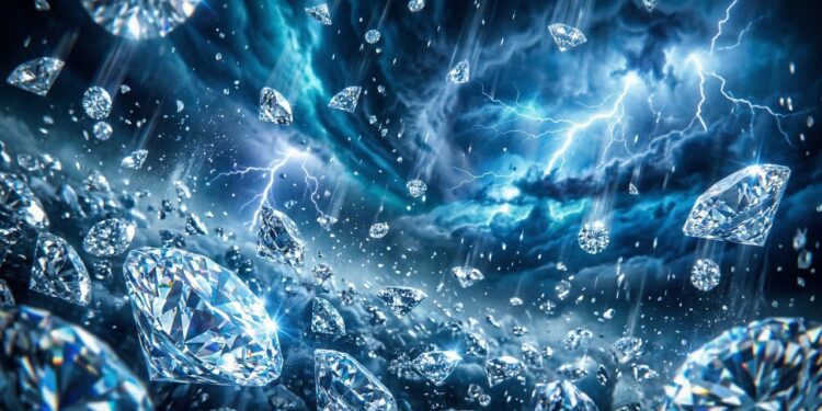 O planeta onde a chuva não é de água, mas de diamantes, e o que os cientistas descobriram sobre esse fenômeno