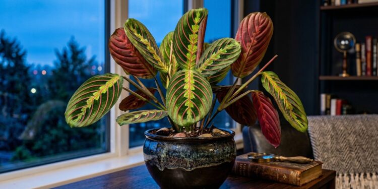 Planta curiosa que levanta as folhas ao anoitecer como se estivesse rezando chama atenção