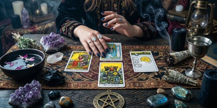 Rei de Ouros no tarô indica novas alianças financeiras para quem busca crescimento em março