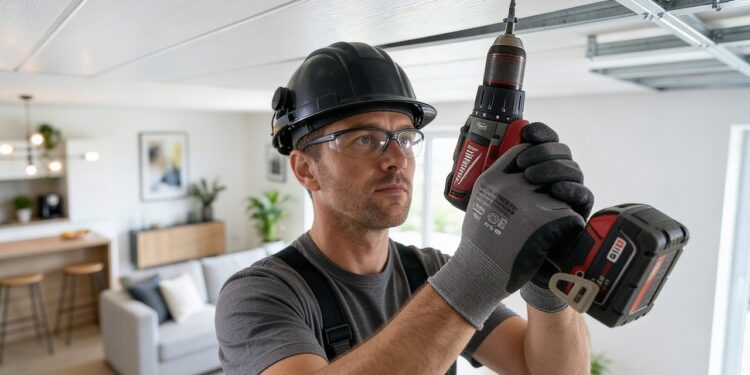 Adeus ao teto de gesso: novo revestimento mais barato é instalado em 1 dia e quase não faz sujeira