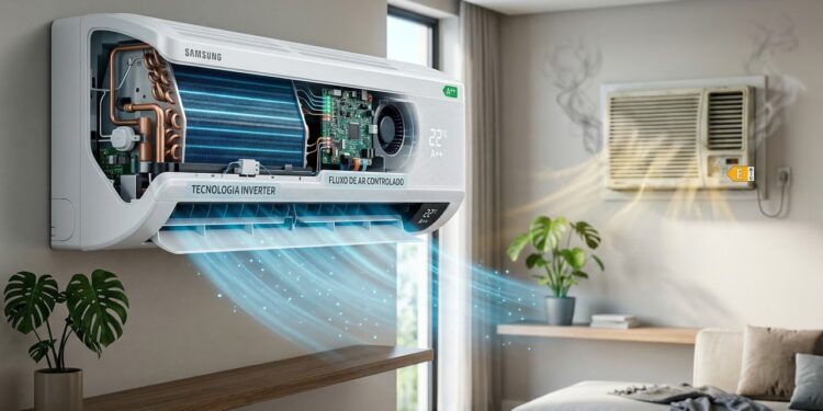 Muita gente troca de ar-condicionado sem entender o que realmente faz o inverter gastar menos