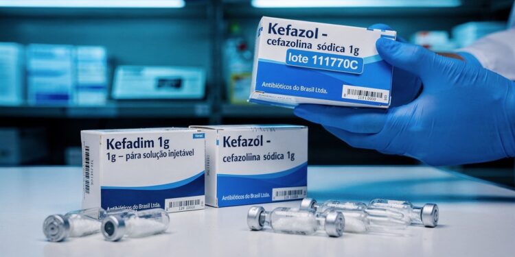 Anvisa determina recolhimento de lote do antibiótico Kefadim 1g