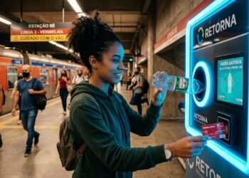 Nova lei traz passagens de ônibus de graça ao levar latas ou garrafas recicláveis na estação