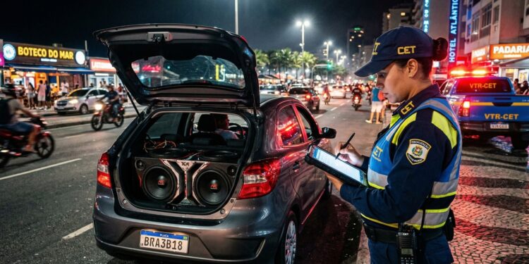 Pode parecer exagero, mas dirigir com o som do carro alto pode resultar em multa de R$ 195 e 5 pontos na CNH