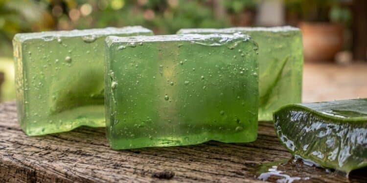 Receita de sabonete de babosa com 500g de glicerina e óleo de coco rende barras perfeitas para hidratar a pele seca