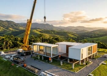 Casa de montar em 90 dias chega ao Brasil com preço menor que carro popular