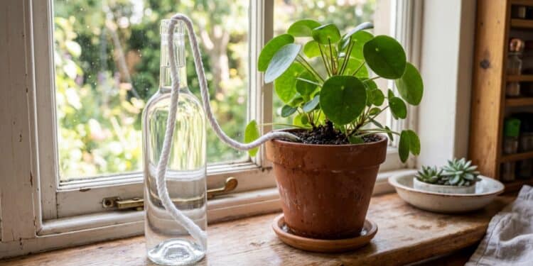 Adeus rega falha: o truque do "barbante mágico" ajuda a manter as plantas vivas com mais praticidade