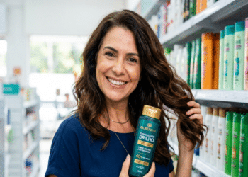 Eu gastava R$ 200 no salão todo mês para esconder os brancos, até achar esse shampoo de farmácia que cobre até 70% dos fios