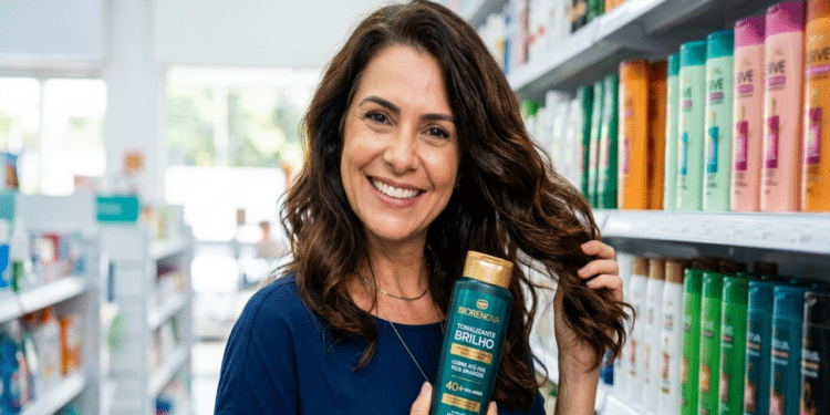 Shampoo tonalizante de farmácia cobre até 70% dos fios brancos e é umas das melhores opções para mulheres 40+