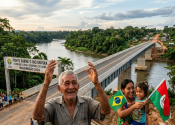 Construção esperada há mais de 30 anos é inaugurada e vai melhorar a qualidade de vida de comunidade isolada com nova ponte de R$ 47,6 milhões no Acre