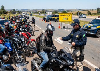 PRF multa 500 motoqueiros e soma mais de R$ 1 milhão de reais por viagens consideradas irregulares