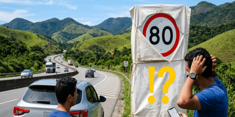 A velocidade máxima para dirigir nas estradas da BR-040 entre Belo Horizonte e Juiz de Fora foi alterada