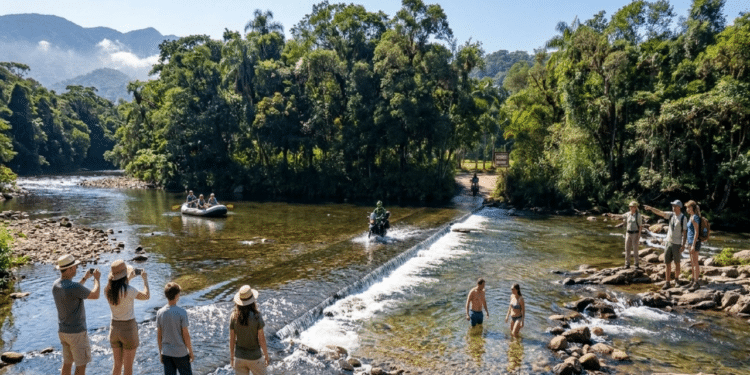 Nova ponte invertida construída pela Petrobras agora é um rolê amado por todos os turistas entre SC e PR