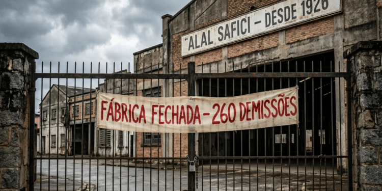 Fábrica têxtil com mais de 100 anos de história fecha as portas em meio a crise e demite cerca de 260 trabalhadores
