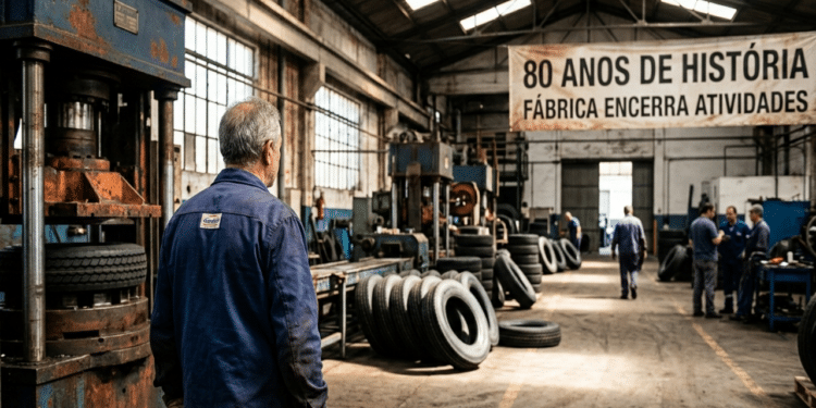 Maior fábrica de pneus do país chega ao fim após 80 anos e deixa 900 trabalhadores sem emprego
