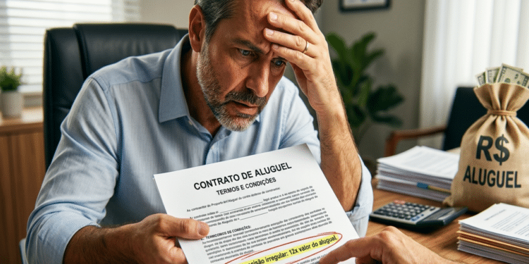 Erro comum no contrato obriga proprietário a pagar 12 vezes o preço do aluguel ao inquilino por erro comum no contrato