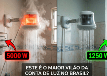 O eletrodoméstico que mais gasta energia na casa brasileira não é o ar-condicionado, fica no menor cômodo da casa, é usado todos os dias e sozinho pode responder por até 25% da conta de luz, enquanto uma alternativa na mesma tomada reduz esse custo em até 75%