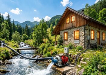 Ele construiu sua própria usina hidrelétrica do zero e agora vive da sua própria energia, independente da rede elétrica e contas