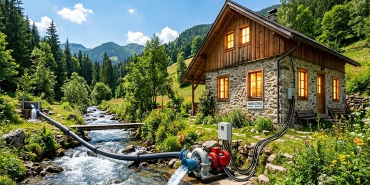 Ele construiu sua própria usina hidrelétrica do zero e agora vive da sua própria energia, independente da rede elétrica e contas