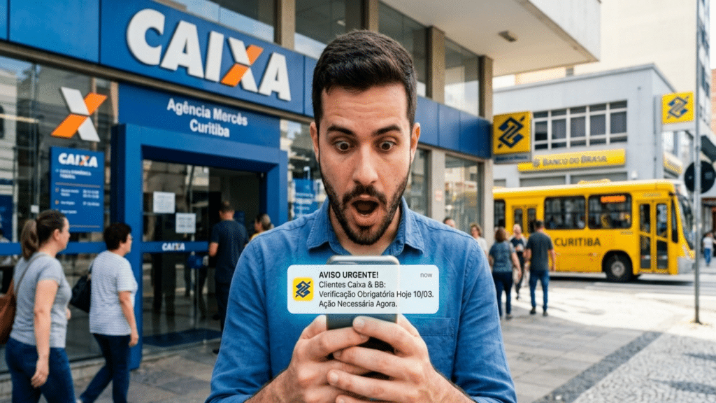 Clientes com conta na Caixa Econômica Federal, Banco do Brasil e Santander devem ler este aviso hoje 16/03