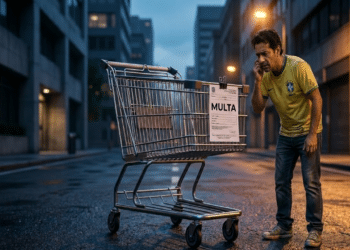 Proibição dos carrinhos de supermercado no Brasil deve gerar multa para quem continuar usando errado