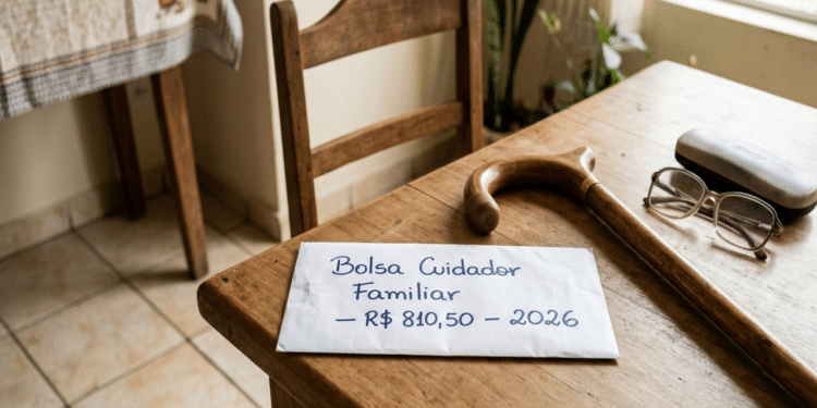 Governo confirma novo pagamento de R$ 810,50 mensais para pessoas que cuidam de idosos em casa em 2026
