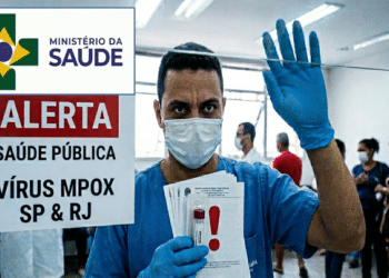 Alerta do Ministério da Saúde em mais de 8 estados incluindo: SC, PR, RS, SP, RJ, MG, RO e DF após registros de novos casos de varíola dos macacos