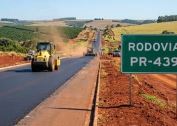 A rodovia PR-439 avança em recuperação dentro de um pacote de R$ 79,89 milhões até 2029