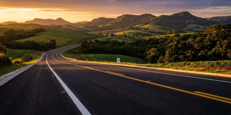 A ERS-126 recebe R$ 60 milhões e entrega 15 quilômetros de asfalto entre Guabiju e Nova Araçá