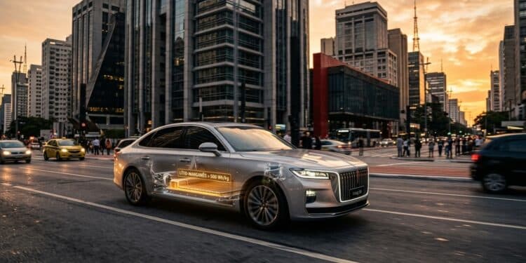 Marca chinesa lança bateria semi-sólida revolucionária que pode passar de 1.000 km de autonomia