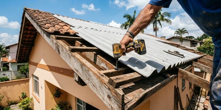 Adeus telhas caras: fibrocimento leve corta até 40% do custo da reforma e vira tendência