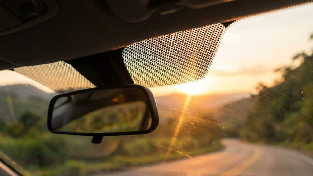 pontinhos no vidro do carro