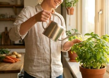 Esse ouro líquido da cozinha pode ajudar as plantas quando vai ao vaso do jeito certo