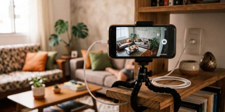 O celular velho que muita gente tem em casa pode virar uma câmera de segurança