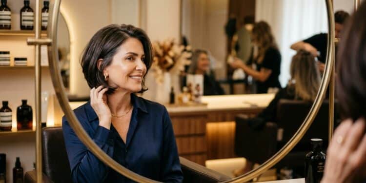 Corte de somente a cada 8 semanas garante pontas saudáveis e fios mais potentes para mulheres maduras