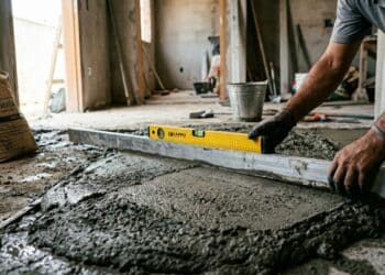 A conta do contrapiso que pedreiros fazem na obra e todo proprietário de casa precisa entender antes de comprar cimento