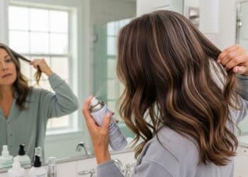 A técnica caseira que ajuda a disfarçar fios brancos rapidamente sem precisar retocar todo o cabelo