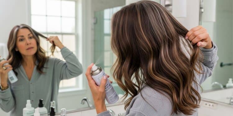 A técnica caseira que ajuda a disfarçar fios brancos rapidamente sem precisar retocar todo o cabelo