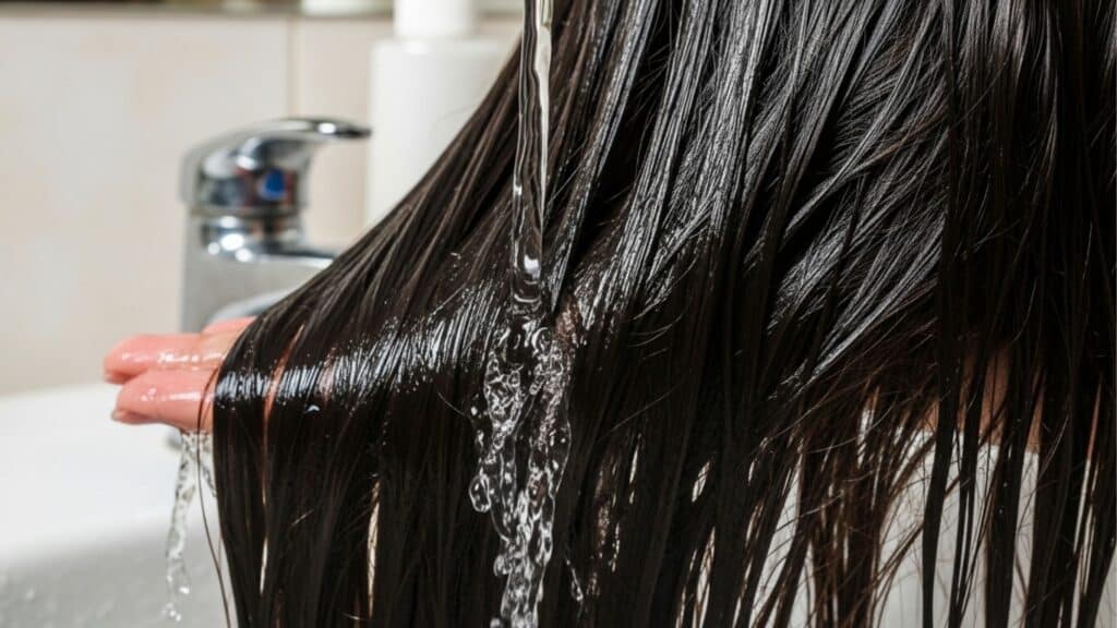 Truque simples durante o banho que deixa o cabelo mais brilhante sem produtos caros