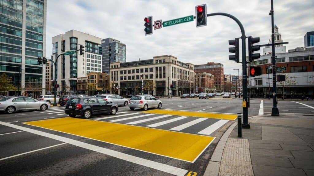 A cor dos sensores dos semáforos mudou