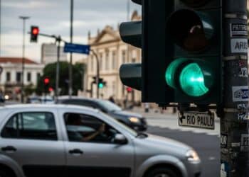A cor dos sensores dos semáforos mudou